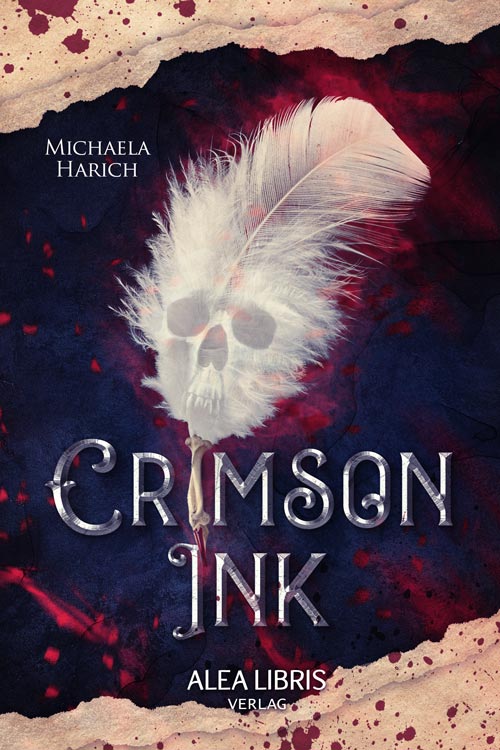 Buchcover "Crimson Ink" von Michaela Harich
