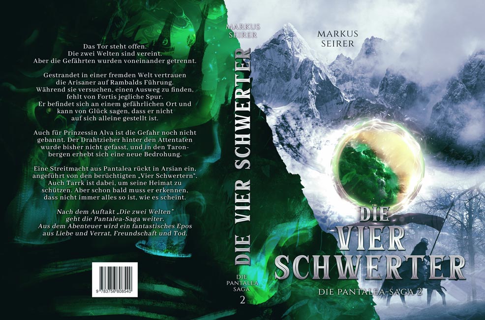 Buchcover "Die vier Schwerter" von Markus Seirer